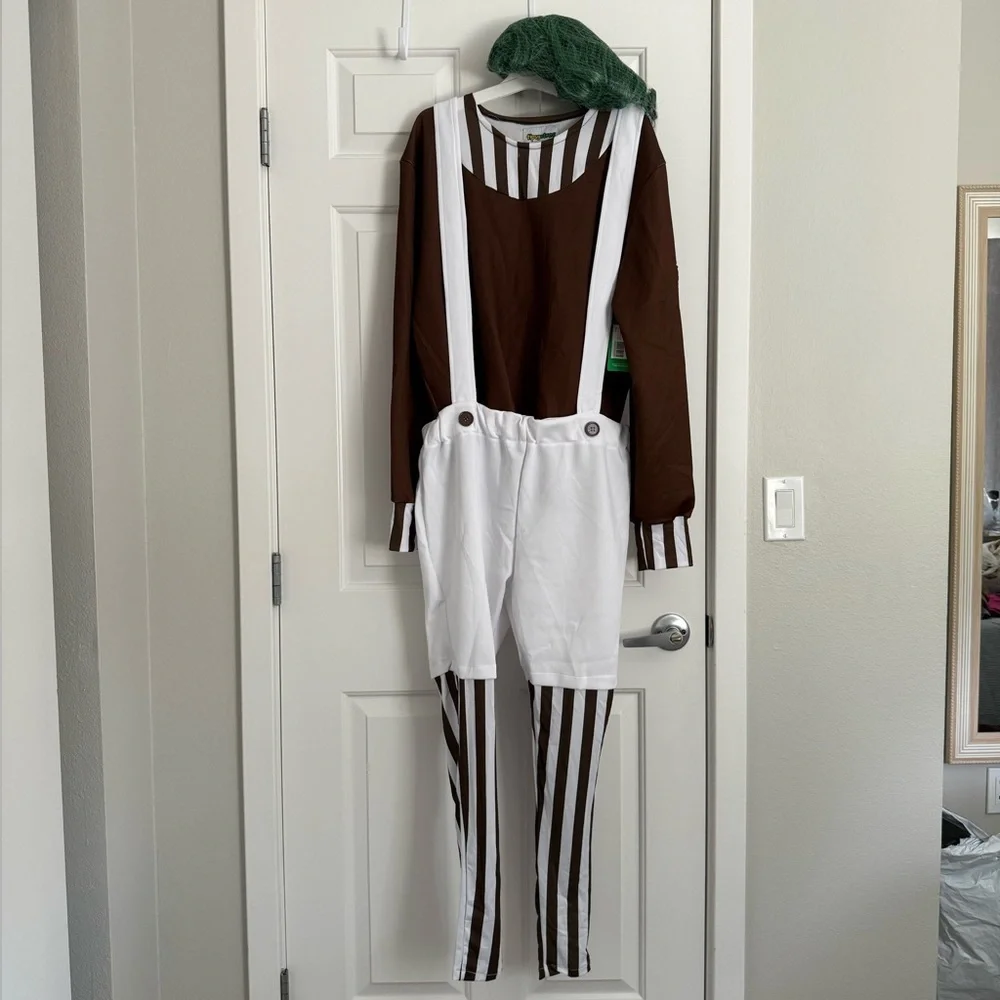 Tipsy Elves Chocolate Factory Worker 3pc Costume - Size M - Brown/Green‎ - NWT - Picture 3 of 7